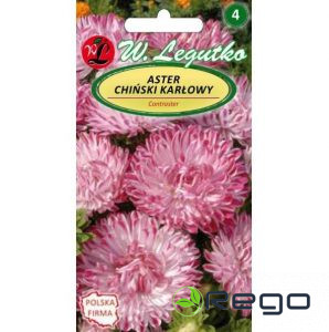 Asteres ķīnas zemās Contraster baltas un rozā 0.5g.