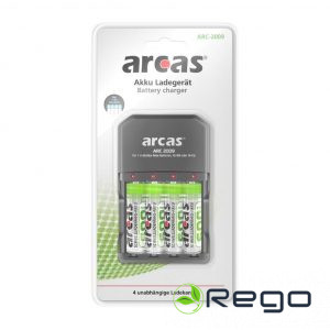 ARCAS lādētājs, ARC-2009 + 4AA baterijas2700 Ni-mh