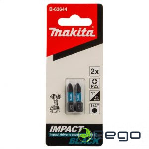 Makita Skrūvgrieža uzgalis PZ2 25MM IMPACT BLACK 2gab. komplekts (B-63644)