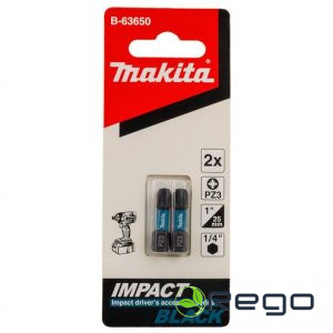 Makita Skrūvgrieža uzgalis PZ3 25MM IMPACT BLACK 2gab. komplekts (B-63650)