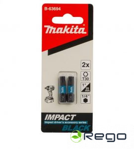 Makita Skrūvgrieža uzgalis T30X25MM IMPACT BLACK (B-63694)