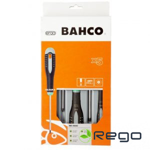 Bahco Skrūvgriežu komplekts ERGO 5 gab - T10/T15/T20/T25/T30