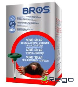 Bros Sonic solar kurmju atbaidītājs ar saules baterijām 1gb