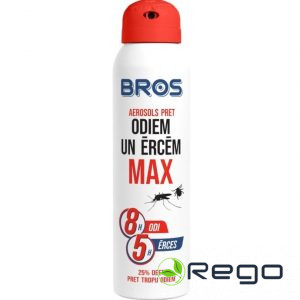 Bros MAX aerosols pret odiem un ērcēm 90ml