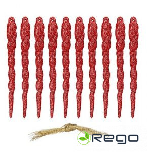Springos Ziemassvētku rotājumi CA0862 10gab 12cm sarkani