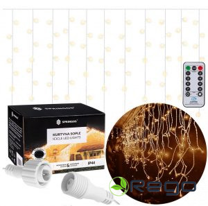 Springos Ziemassvētku lampiņas CL0504 500LED, silti baltas, 20m