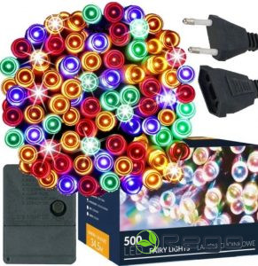 Springos Ziemassvētku lampiņas CL0536 500LED, krāsainas, 34,5m