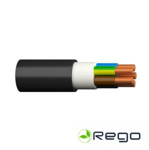 Kabelis CYKY-J 5x2.5mm melns 0.45/0.75kV 100m