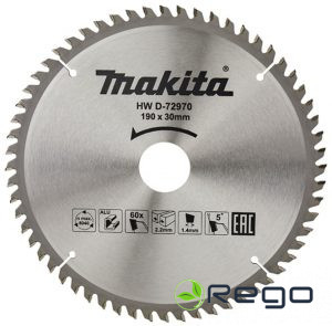 Makita Zāģripa alumīnijam 190x2.2x30mm 5° T60 T.C.T. (D-72970)
