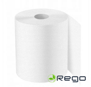 Papīra dvielis rullī ECO 55m, bez serdes, balts, h20cm., 2kārtas, celuloze