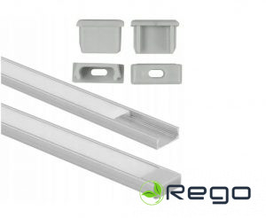Virspusē uzstādāms Eco Light LED profils NO2 (EC20591)