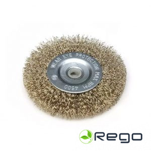 Dedra F33-150 Diskveida stiepļu birste ar misiņa pārklājumu, 150mm