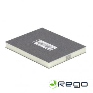 Dedra FF4080 Silīcija karbīda slīpēšanas sūklis, graudainība 80, 120x98x12 mm