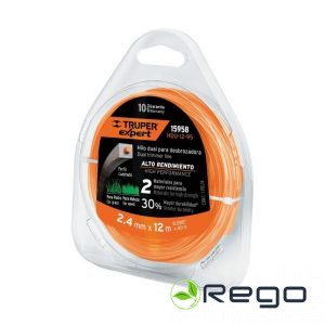 Truper Trimmeraukla 2.4mm x 12m kvadrāta Expert (HDU-12-95)