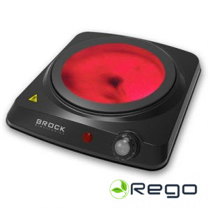 BROCK infrasarkanā plīts ar 1 sildvirsmu 1200W