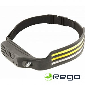 Hogert HT1E427 USB COB SMD Galvas lukturis, 10 funkcijas