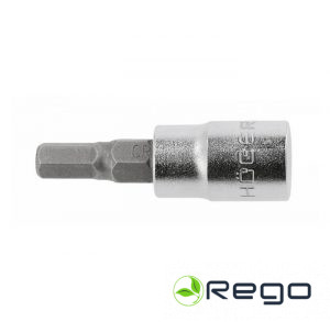 Hogert HT1S627 Muciņa ar HEX uzgali 7 mm, S2 tērauds, 1/4"