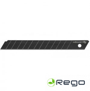 Hogert HT4C670 Tapešu naža asmeņu komplekts 9mm. 10gab. SK2H