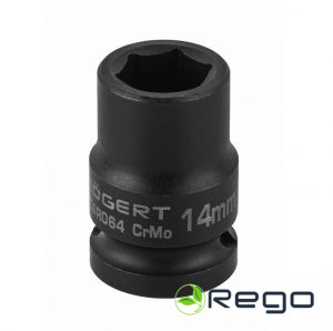 Hogert HT4R064 Īsā triecienuzmava 1/2" 11mm, Cr-Mo tērauds