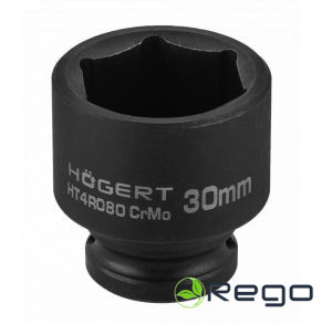 Hogert HT4R080 Triecienuzgalis 1/2" 30mm, īss