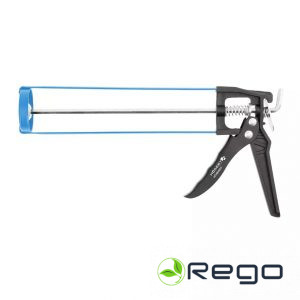Hogert HT4R407 Hermētiķu pistole, tērauda un alumīnija rokturis, 310 ml
