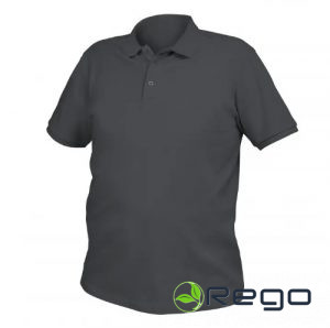 Hogert HT5K416-3XL Kokvilnas polo krekls TOBIAS tumši pelēks 3XL izmērs