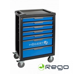 Hogert HT7G048 Servisa instrumentu skapis, 7 atvilktnes, 98x71x46cm