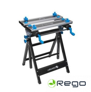Hogert HT7G542 Regulējams metāla darbagalds 600 x 570 x 770-1070 mm, 100 kg slodze