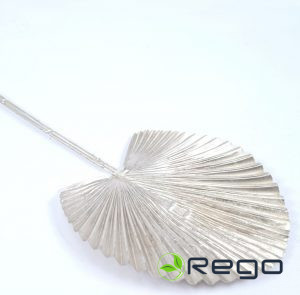 Palmu lapa rozā zelta 13cm H40cm