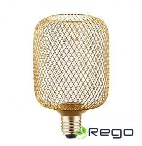 Hogert LD-C100FLGRIDZ3-18 LED spuldze GRID, E27, C100, 3,5 W, 120 lm, 1800K, AC220-240V, 320°