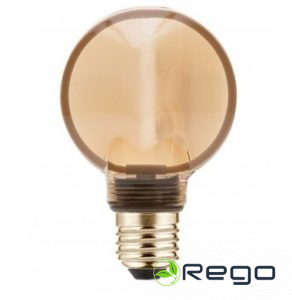 Hogert LD-G1300GLOW-18 LED spuldze GLOW, E27, G130, 4 W, 190 lm, 1800K, AC220-240V, 320°
