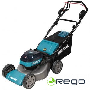 Makita LM002GT202 Akumulatora mauriņa pļaujmašīna XGT, 40V, 53cm, 2x5Ah, DC40RC)