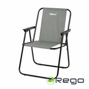 Dedra N1028-2 Saliekams kempinga krēsls, pludmales krēsls 52x58x72 cm, pelēks