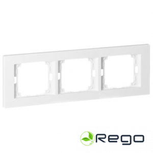 Orno trīskāršais rāmis Onyx, Ra-3O, balts OR-OE-7520/3/W