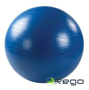 Vingrošanas bumba 65cm, 1100gr Anti-Burst + sūknis SB-97447-65, blue