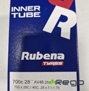 Velokamera 28-29, 1.75-2.45 (47/62-622/635) AV48 (auto) 10340182, RUBENA