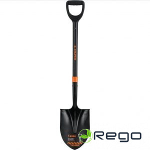 Truper Lāpsta ar apaļu asmeni 21cm ar stiklašķiedras kātu 104cm (PRY-PF)