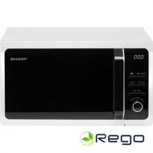 SHARP R243W Mikroviļņu krāsns, 20L, 800W balta