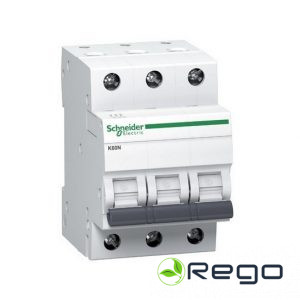 Schneider Automātiskais slēdzis K60N 3P 6A B Acti9 Lite (A9K01306)