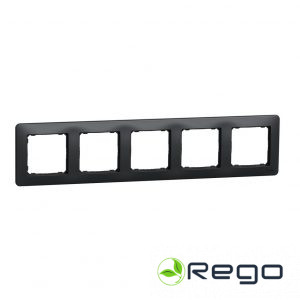Schneider Rāmis 5-v antracīts SEDNA Design (SDD314805)