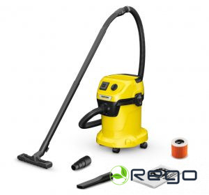 Karcher WD 3 P V-17/4/20 purekļu sūcējs sausai un slapjai sūkšanai (1.628-170.0)