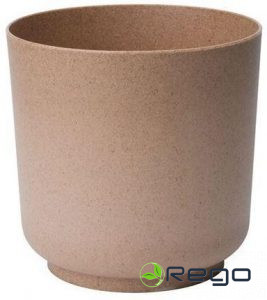 Puķu pods Satina ECO 25cm, brūns