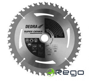 DEDRA HA08530 Koksnes ripzāģa disks īpaši plāns 30 zobi, 85x15x1,6mm