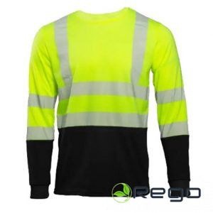 Hogert HT5K956-3XL LUM garroku dzeltens augstas redzamības T-krekls L (58)