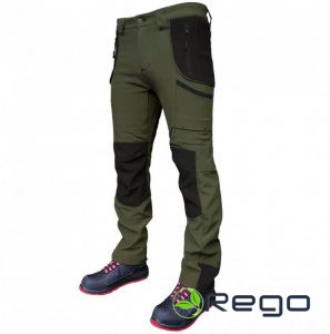 Pesso Softshell bikses Nebraska, zaļas, C48 (NEBRASKA_Z-48)