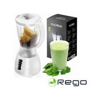 Blenderis FLORIA ZLN 3081 Balts, jauda 300W, ietilpība 1.5L,3ātrumi,impulsa funkcija