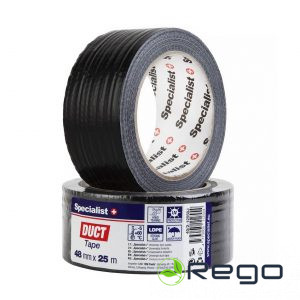 Specialist Universāla līmlente, 48 mm x 25 m, melna (40/2-12550J)
