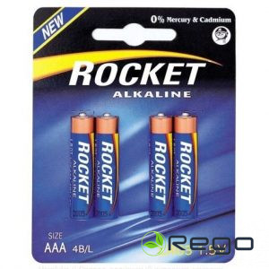 Rocket  baterijas LR03-4BB (AAA) Blister Pack 4