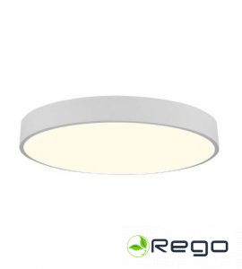 Slimline WH LED griestu lampa ar pulti 60W 6800Lm balta (17662S)
