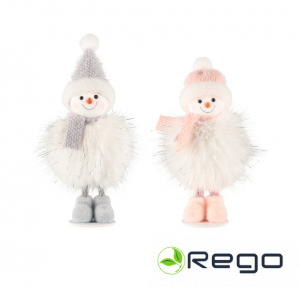 Winteria rotājums sniegavīrs 17cm 1gab